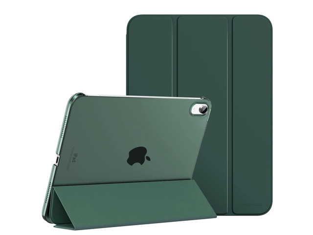 MoKo for iPad (A16) 11th Generation Case,iPad 10th Gen Case, Midnight Green For iPad 11/10.9 Inch Case 2025/2022, Slim Stand Hard PC Translucent...
