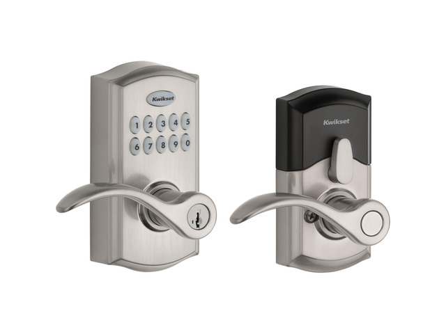 955PML-15S Pembroke Lever Commercial Grade Electronic Smartcode Lever Lock with SmartKey Satin Nickel Finish