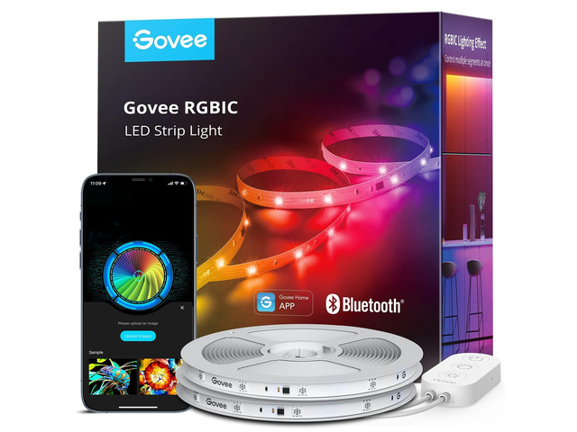 65.6ft RGBIC LED Strip Lights, LED Lights for Bedroom, APP Control DIY Multiple Colors on One Line, Color Changing Lights for Home Decor, Bluetooth...