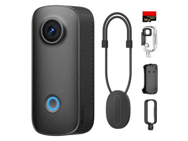 C100PRO 4K Body Camera,POV Camera,Magnetic Wearable Action Cam 2.5H Power use,EIS stablizatio,32g light-weight,30m Waterproof underwater