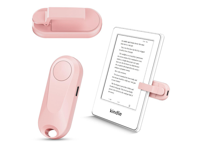 RF Remote Control Page Turner for Kindle Paperwhite Oasis eReaders Kobo,Camera Video Recording Remote Triggers, Page Turner for ipad Tablets...
