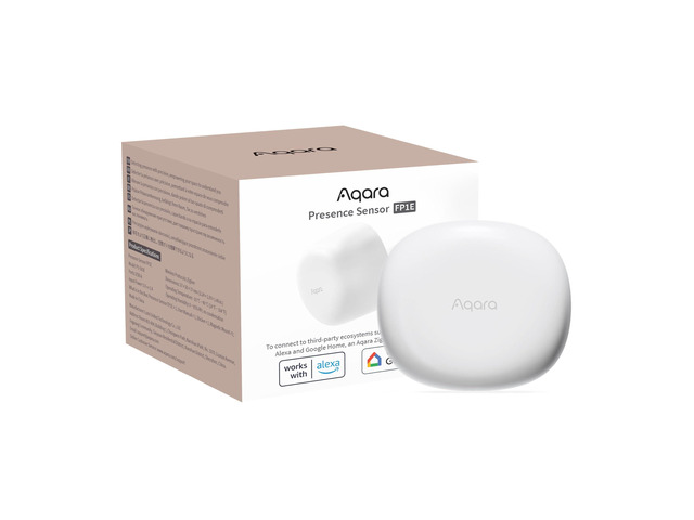 Zigbee Presence Sensor FP1E, mmWave Radar Wired Motion Sensor Requires Zigbee Hub, Accurate Detection, AI Spatial Learning, Supports HomeKit,...