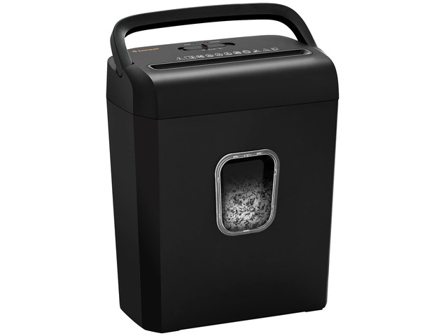6-Sheet Micro Cut Paper Shredder for Home, High Security Level P-4 Small Office Use, Shreds Credit Cards, Staples & Paper Clips, 3.4 Gal...