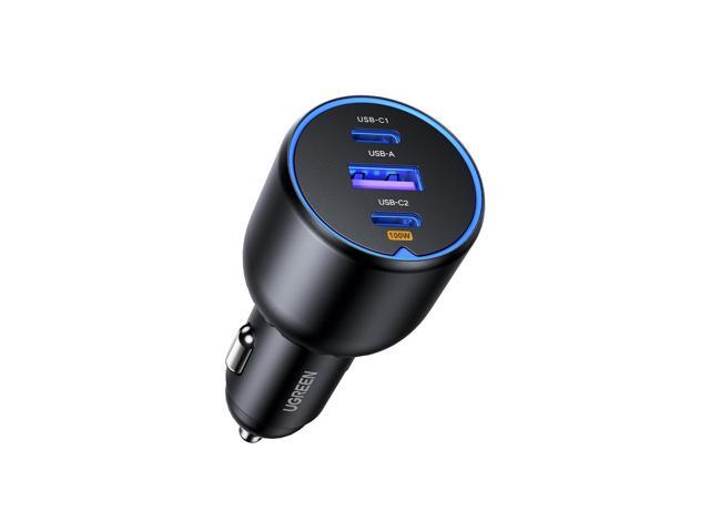 UGREEN 130W USB C Car Charger, Type C Cigarette Lighter Adapter