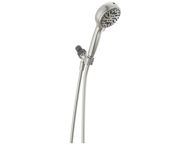 Faucet ProClean Brushed Nickel Shower Head with Handheld, Showerhead with High Pressure Spray, Handheld Shower Head, 6 Spray Settings, SpotShield...