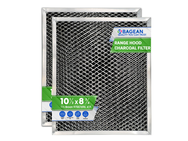 Stove Vent Filter 10.5'x8.8' 97007696 Fits Nutone Broan Range Hood Filter Replacement 41F Ductless Hood Vent Filter Oven Exhaust Fan Grease &...
