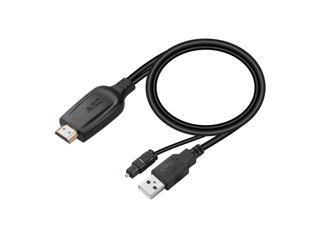 192KHz HDMI ARC to Optical Audio Converter for TV to Soundbar Plug & Play-3.4ft/1.05m ARC Audio Extractor Adapter for Sound System Speaker Home...