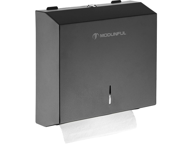 Commercial Paper Towel Dispenser Wall Mount, Large Capacity Stainless Steel Folded Paper Towel Dispenser, Suitable for Bathrooms and Public Places,...