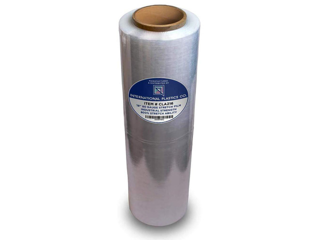 18' Stretch Film/Wrap 1500 feet 80 Gauge, 1 Pack 7 Layers Industrial Strength up to 800% Stretch 20 Microns Clear Durable Adhering Packing Moving...
