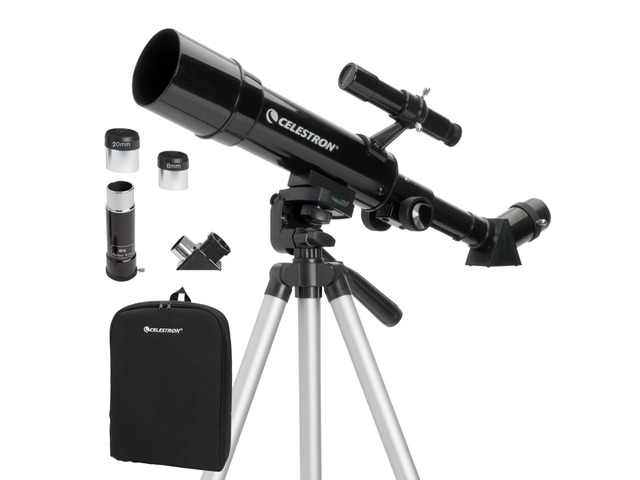 Travel Scope 50mm Beginner Telescope with Backpack and Tripod Compact 50mm Refractor Telescope Kit, Ultra-Lightweight, Moon & Nature Viewing,...
