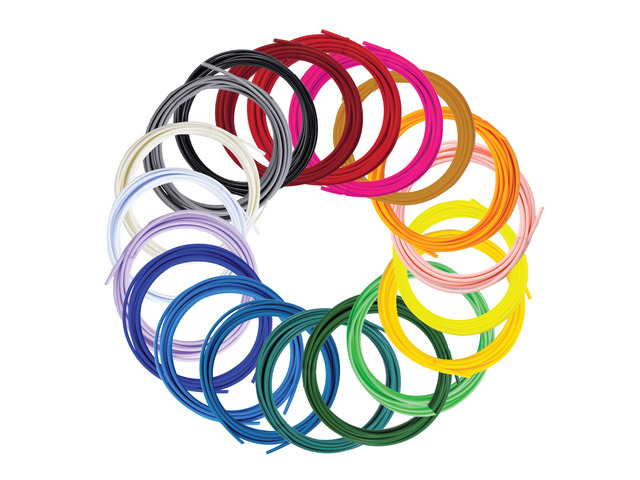 Pen Filament Refills, 20 Colors, 320 Feet, 1.75mm PLA, Works with, PIKA3D, MYNT3D and Most Other 3D Printing Pens