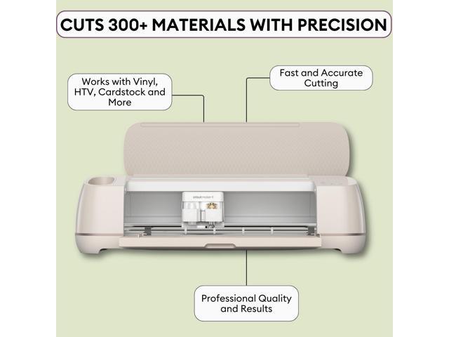 Cricut Maker 4 Cutting Machine with Vinyl Rolls and Mixed Materials Bundle