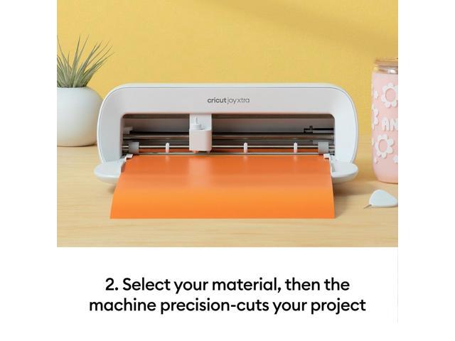 Cricut Joy Xtra Die-Cutting Machine with Smart Vinyl Sampler Packs, Transfer Tape and Tool Set Bundle