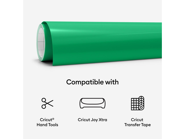 Cricut Joy Xtra Smart Vinyl Matless Permanent Vinyl (9.5 in x 6 ft), Grass