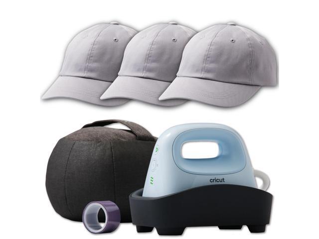Cricut Hat Press Heat Press Machine with 3 Baseball Hat Blanks