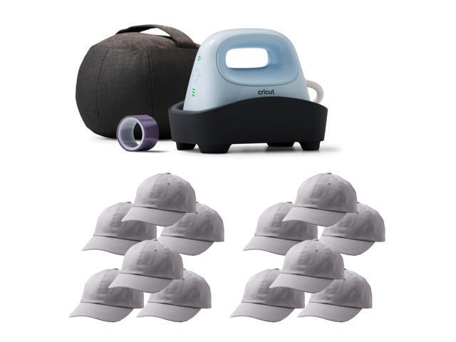 Cricut Hat Press Heat Press Machine with 12 Hat Blanks