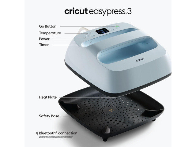 Cricut EasyPress SE Heat Press Machine - 9 in x 9 in - Taupe