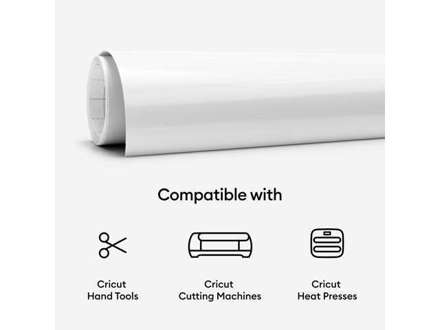Cricut Smart Iron on Heat Transfer Vinyl, 13in x 3ft, White