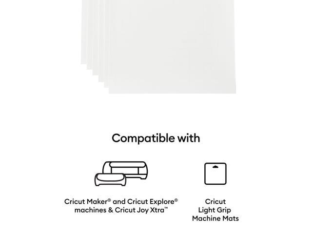 Cricut Printable Vinyl Sheets - 8.5 x 11 in, 40 Count, Transparent