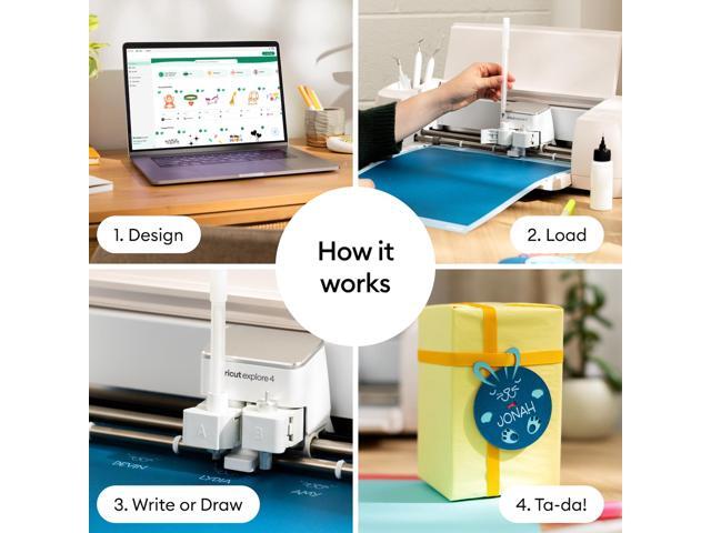 Cricut Acrylic Gel Pens Set, 1.0 mm, 6 Count - For use with Maker, Explore, & Venture Machines