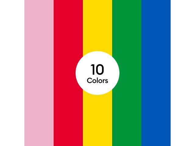 Cricut Value Iron-On, Rainbow Sampler - 12 in x 12 in (10 ct), Rainbow Sampler