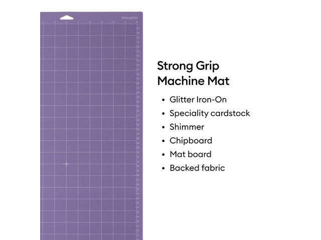 Cricut Strong Grip Machine Mat - 12 in x 12 in (6 ct)