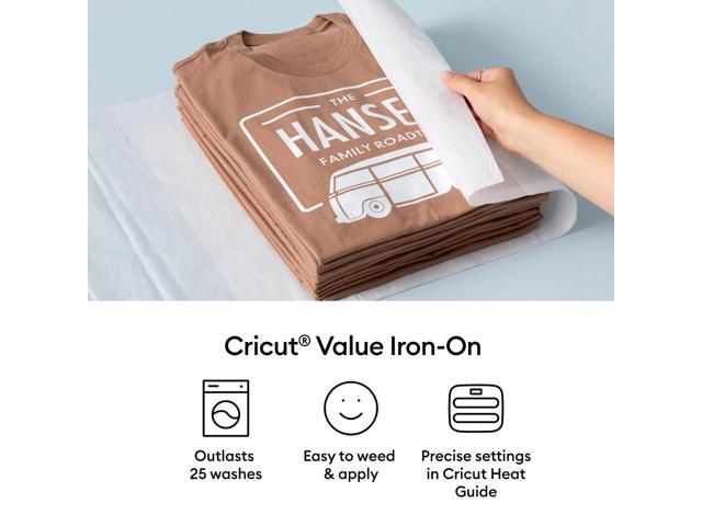 Cricut Value Iron-On (12 in x 10 ft), White
