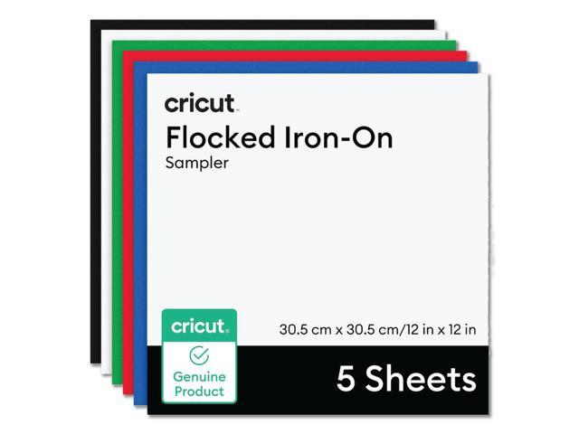 Cricut Flocked Iron-On, Classics Sampler - 12 in x 12 in (5 ct)