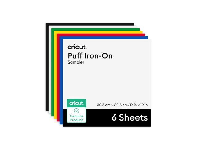 Cricut Puff Iron-On, Classics Sampler - 12 in x 12 in (6 ct)
