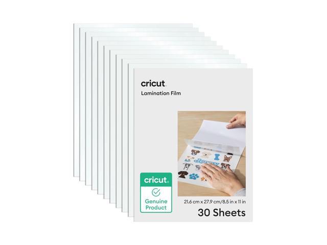 Cricut 8.5 in x 11 in Lamination Film Sheets 30 Count