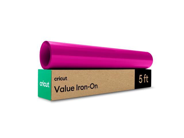 Cricut Magenta Value Heat Transfer Vinyl Roll, 12 in x 5 ft, 1 Count