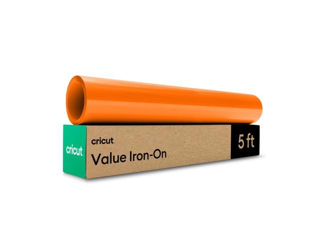 Cricut Orange Value Heat Transfer Vinyl Roll, 12 in x 5 ft, 1 Count