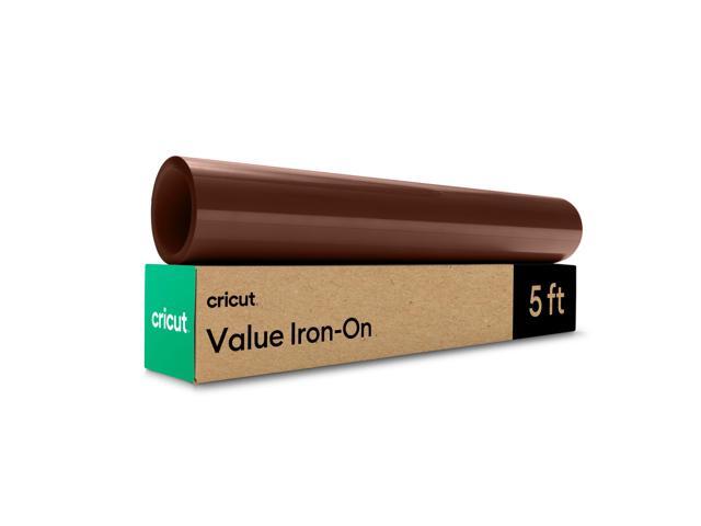 Cricut Brown Value Heat Transfer Vinyl Roll, 12 in x 5 ft, 1 Count