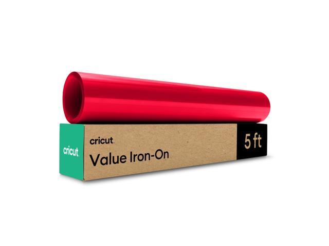 Cricut Value Iron-On (12 in x 5 ft), Red