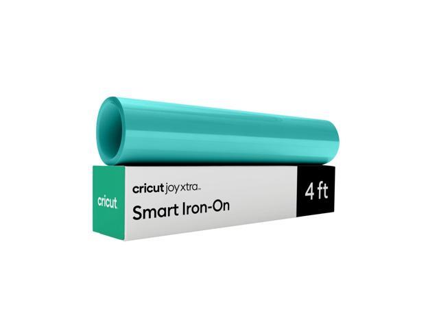 Cricut Joy Xtra Smart Iron On Craft Vinyl, Bright Teal, 9.5 in x 4 ft Roll (1)