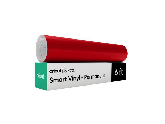 Cricut Joy Xtra Smart Vinyl Matless Permanent Vinyl (9.5 in x 6 ft), Red