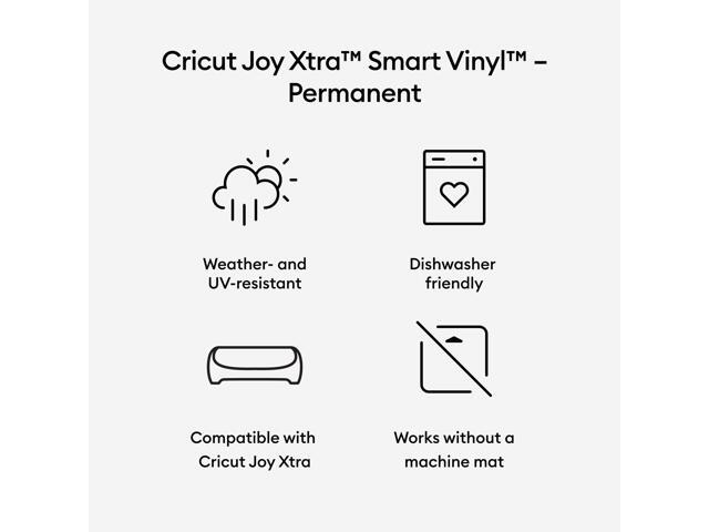 Cricut Joy Xtra Smart Permanent Vinyl Roll, 9.5 in x 6 ft, Ocean