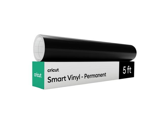 Cricut Smart Vinyl Matless Permanent Vinyl (13 in x 5 ft), Black