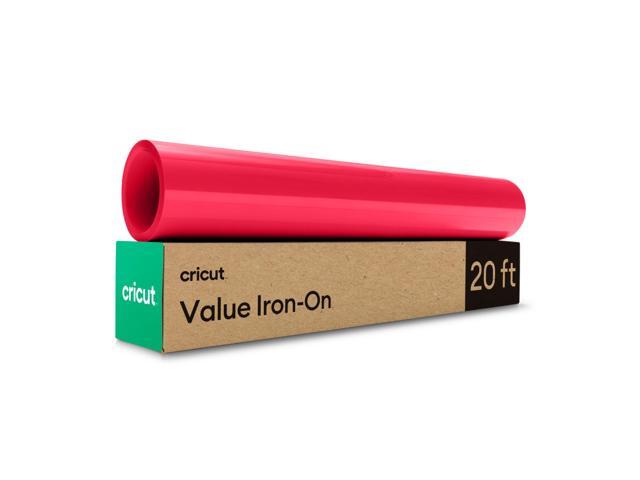 Cricut Value Iron-On Roll- Red Heat Transfer Vinyl 12 in x 20 ft