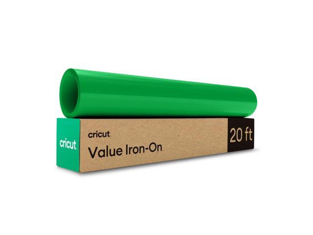 Cricut Value Iron-On Roll -Green Heat Transfer Vinyl- 12 in x 20 ft