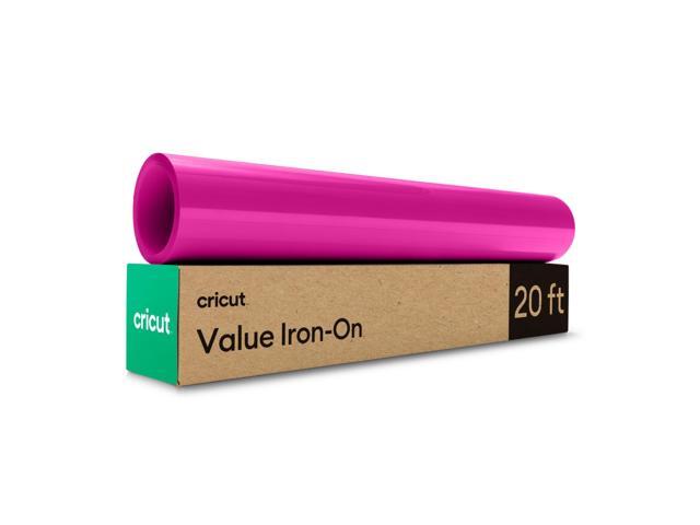 Cricut Value Iron-On Roll- Magenta Heat Transfer Vinyl 12 in x 20 ft