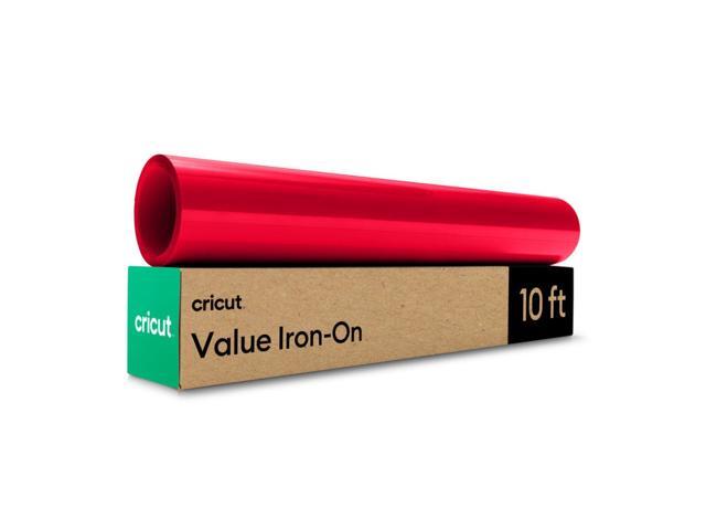 Cricut Value Iron-On (12 in x 10 ft), Red