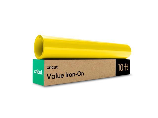 Cricut Yellow Value Iron-On Heat Transfer Vinyl, 12 in x 10 ft, 1 Count