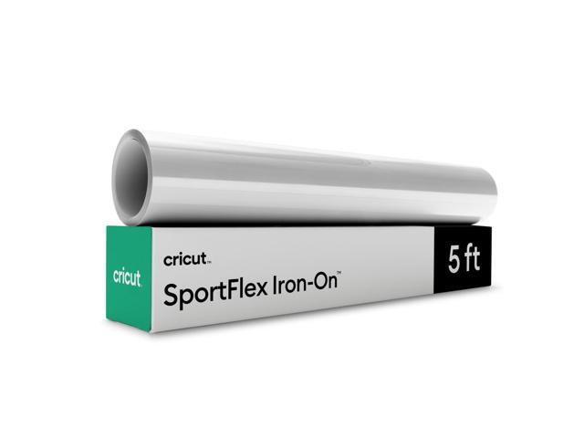 Cricut SportFlex Iron-On 5 ft White Heat Transfer Vinyl Roll 1 Count