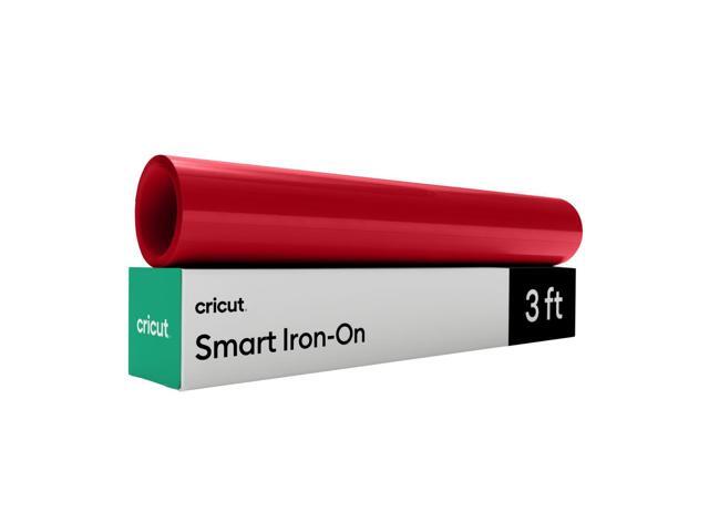 Cricut Smart Iron-On Matless Heat Transfer Vinyl (13 in x 3 ft), Red