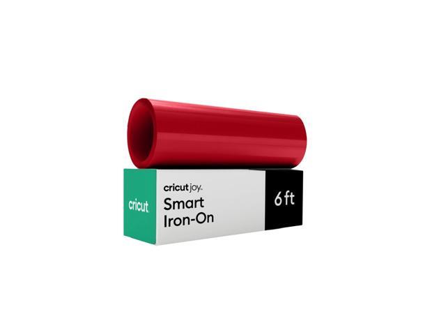 Cricut Joy Smart Iron-On Matless Heat Transfer Vinyl (5.5 in x 6 ft), Red