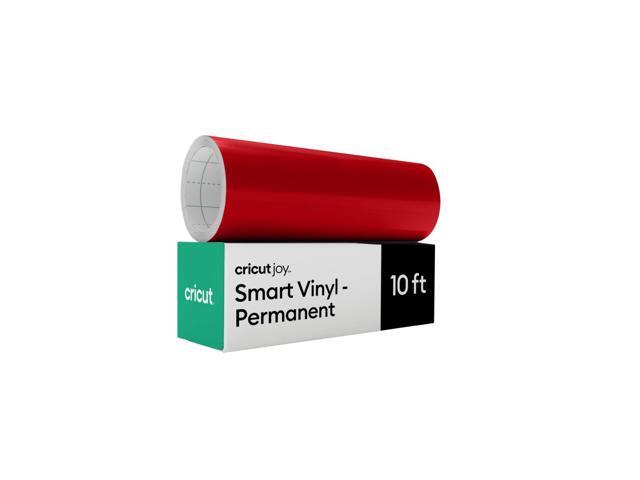 Cricut Joy Smart Vinyl Matless Permanent Vinyl (5.5 in x 10 ft), Red
