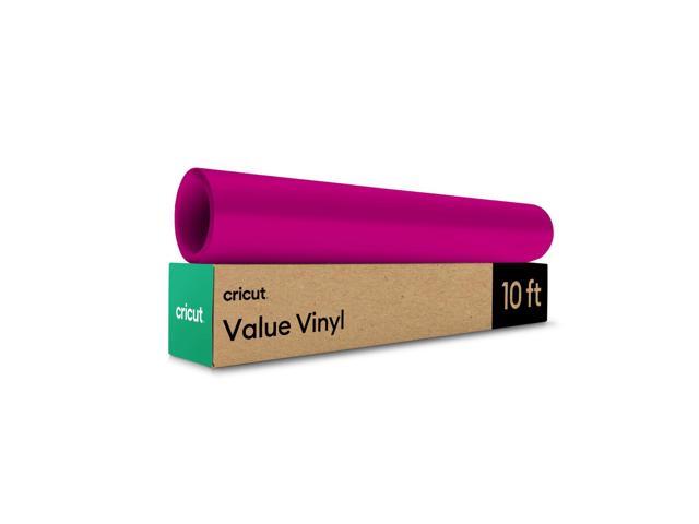 Cricut Magenta Value Craft Vinyl Roll, 12 in x 10 ft, Matte Finish, 1 Count