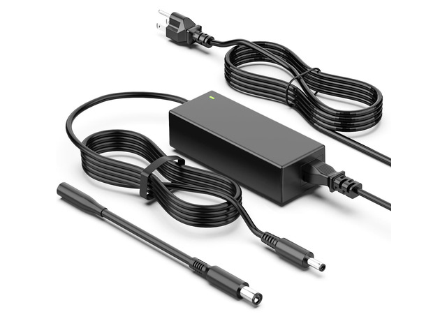 65W Laptop Charger Compatible with Dell Inspiron Latitude, 4.5mm/7.4mm 65W Adapter with 4.5mm & 7.4mm Dual Tips. Compatible with Dell Inspiron,...