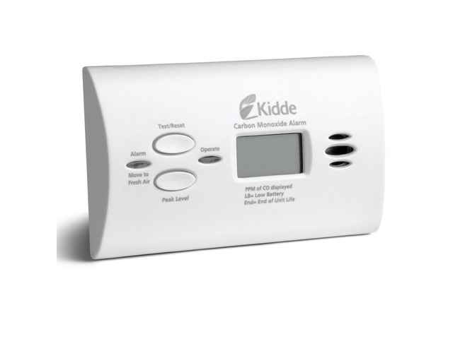 Carbon Monoxide Detector, AA Battery Powered CO Alarm with LEDs, Test-Reset Button, Low Battery Indicator, Portable